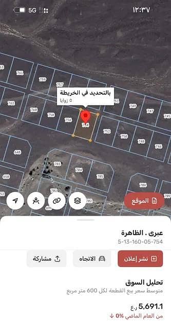 ارض سكنية  للبيع في عبري، الظاهرة - أرض سكنية للبيع في إبراء، الظاهرة