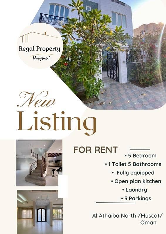 5 Bedrooms Villa For Rent Azaiba, Muscat