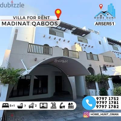 6 Bedroom Villa for Rent in Madinat As Sultan Qaboos, Muscat - 6 Bedrooms Villa For Rent Madinat As Sultan Qaboos, Muscat