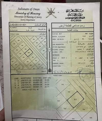 ارض سكنية  للبيع في العامرات، مسقط - أرض سكنية للبيع في العمارات، مسقط