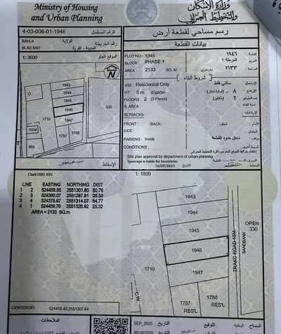 ارض سكنية  للبيع في بهلاء، الداخلية - أرض سكنية للبيع في بهلاء، الداخلية