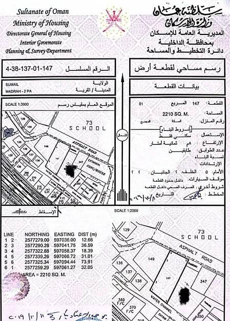 الأرض السكنية للبيع في السليم, الداخلية الأرض السكنية للبيع في السليم, الداخلية