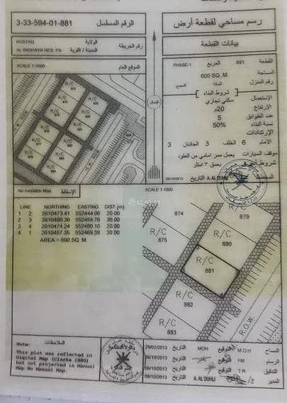 Residential Land For Sale in Al Rustaq, Al Batinah