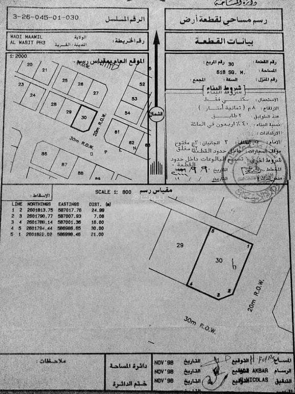 أرض سكنية للبيع في وادي المعاول، الباطنة أرض سكنية للبيع في وادي المعاول، الباطنة