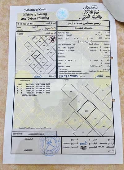 Residential Land for Sale in Liwa, Al Batinah - Residential Land For Sale in Liwa, Al Batinah