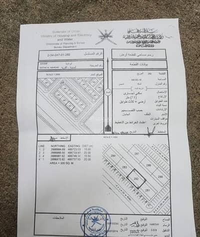 ارض سكنية  للبيع في صحار، الباطنة - أرض سكنية للبيع في صحار، الباطنة