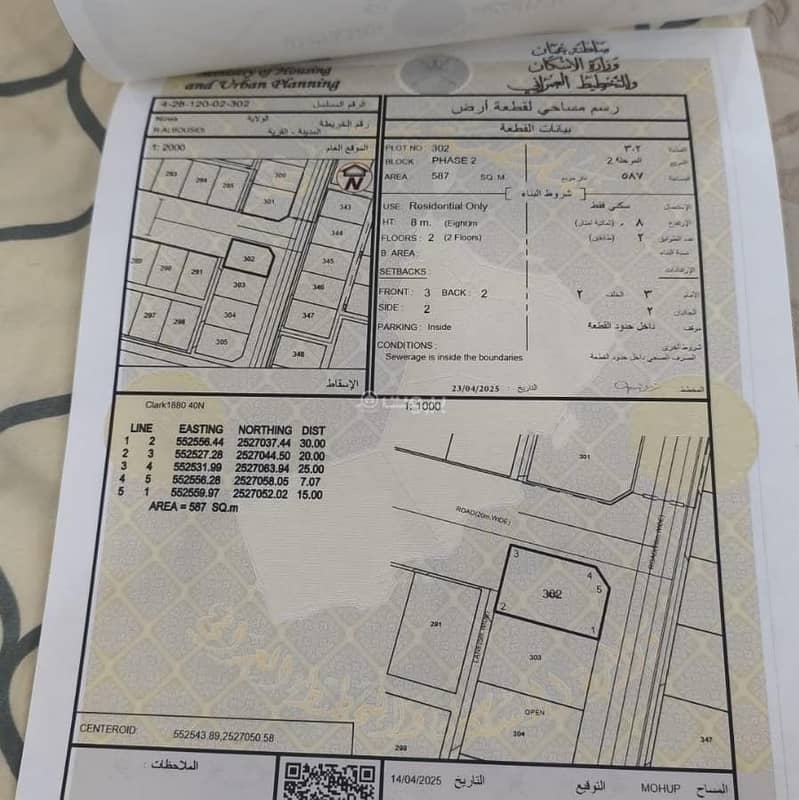 أرض سكنية للبيع في نزوى، الداخلية