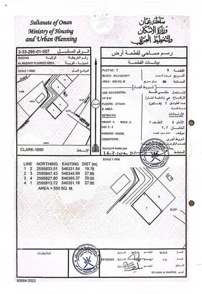 ارض سكنية  للبيع في الرستاق، الباطنة - أرض سكنية للبيع في الرستاق، الباطنة