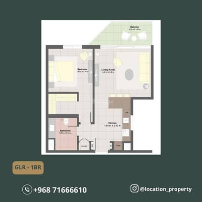 1 Bedroom Apartment for Sale in The Wave (Almouj), Muscat - 1 Bedroom Apartment For Sale in The Wave (Almouj), Muscat