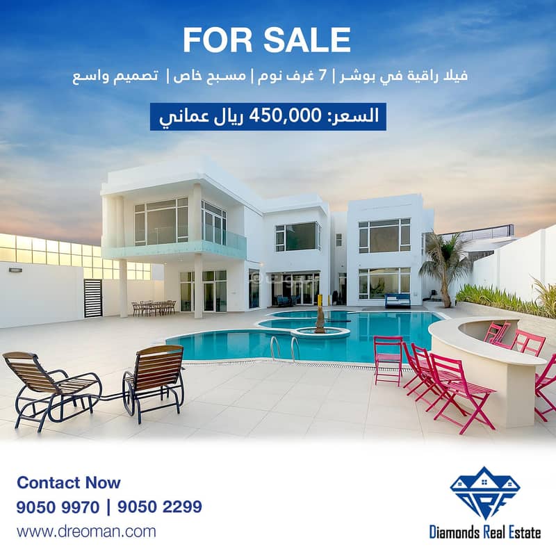 7 Bedrooms Villa For Sale in Bosher, Muscat