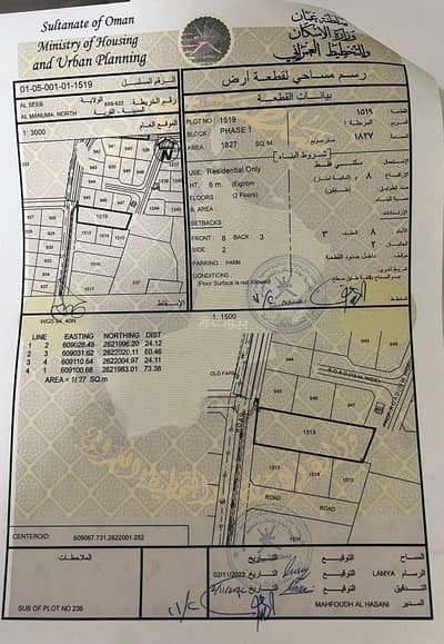 ارض سكنية  للبيع في السيب، مسقط - أرض سكنية للبيع في السيب، مسقط