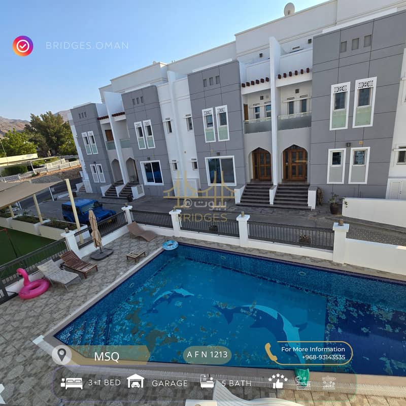 3 Bedrooms Villa For Rent Madinat As Sultan Qaboos, Muscat
