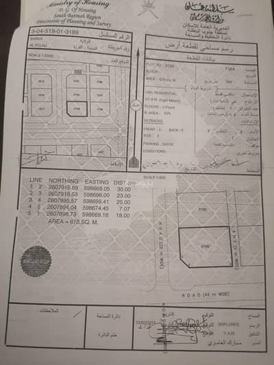 ارض سكنية  للبيع في بركاء، الباطنة - أرض سكنية للبيع في بركة، الباطنة