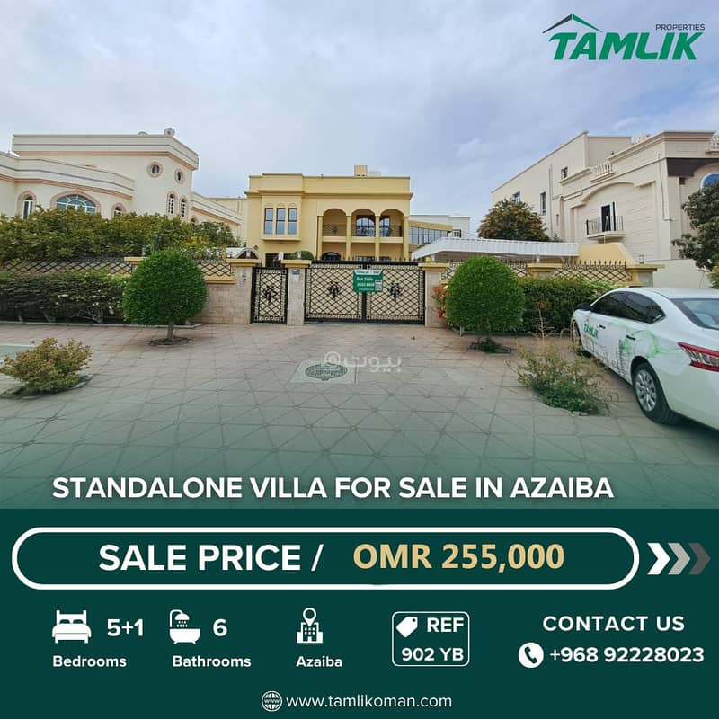 5 Bedrooms Villa For Sale Azaiba, Muscat