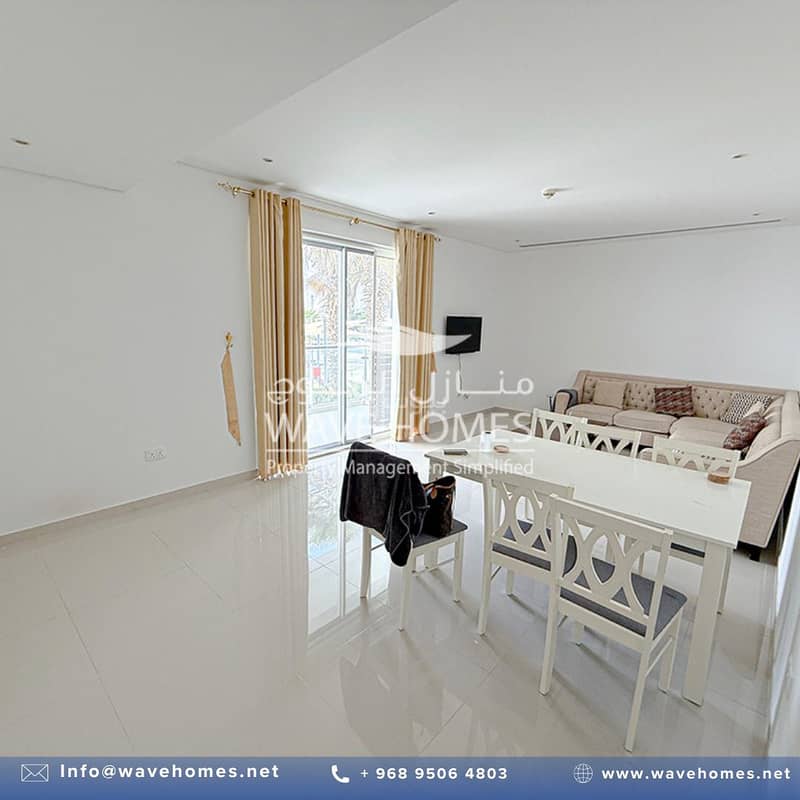 1 Bedroom Apartment for Rent The Wave (Almouj) Muscat