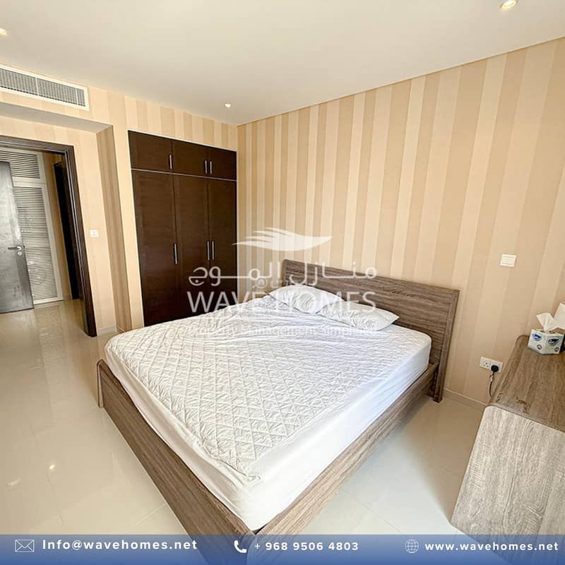 1 Bedroom Apartment For Rent The Wave (Almouj) Muscat