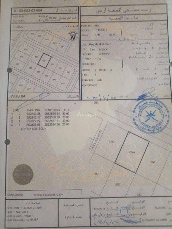 Residential Land For Sale in Al Amarat, Muscat Residential Land For Sale in Al Amarat, Muscat