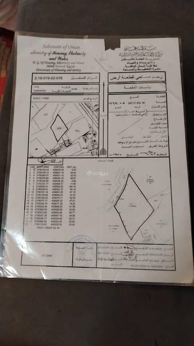 ارض سكنية  للبيع في لوى، الباطنة - أرض سكنية للبيع في ليوا، الباطنة