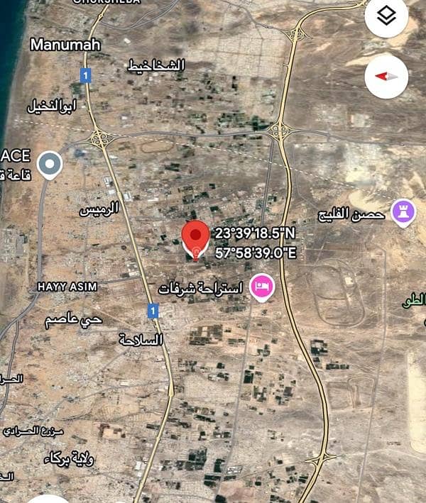 أرض سكنية للبيع في بركة، الباطنة