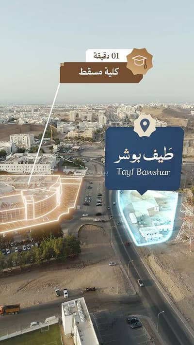 شقة 2 غرفة نوم للبيع في بوشر، مسقط - شقة مكونة من غرفتي نوم للبيع في المُعبيلة، مسقط