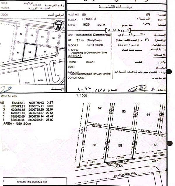 أرض سكنية للبيع في الرصيلة، مسقط أرض سكنية للبيع في الرصيلة، مسقط