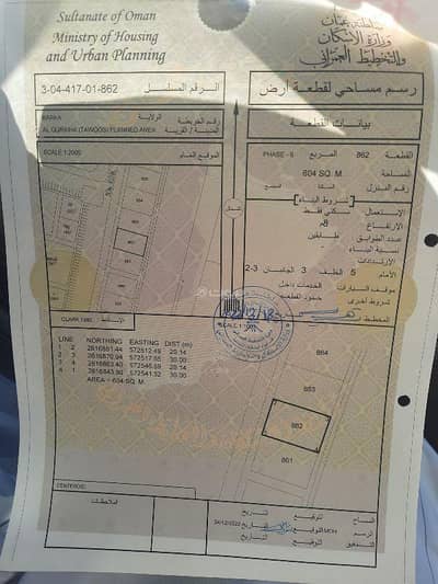 ارض سكنية  للبيع في بركاء، الباطنة - أرض سكنية للبيع في برق، الباطنة