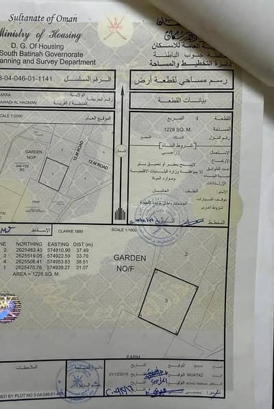 ارض سكنية  للبيع في بركاء، الباطنة - أرض سكنية للبيع في بركاء، الباطنة