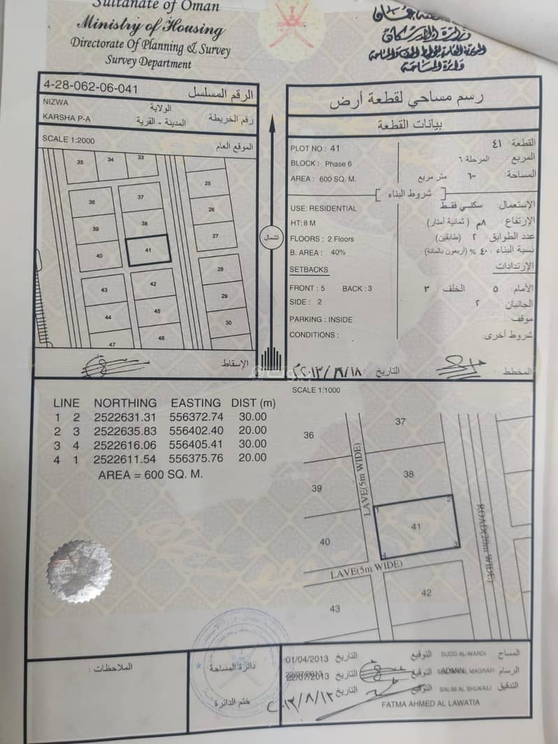 أرض سكنية للبيع في نizwa، الداخلية أرض سكنية للبيع في نizwa، الداخلية