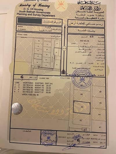 ارض سكنية  للبيع في السيب، مسقط - أرض سكنية للبيع في السيب، مسقط