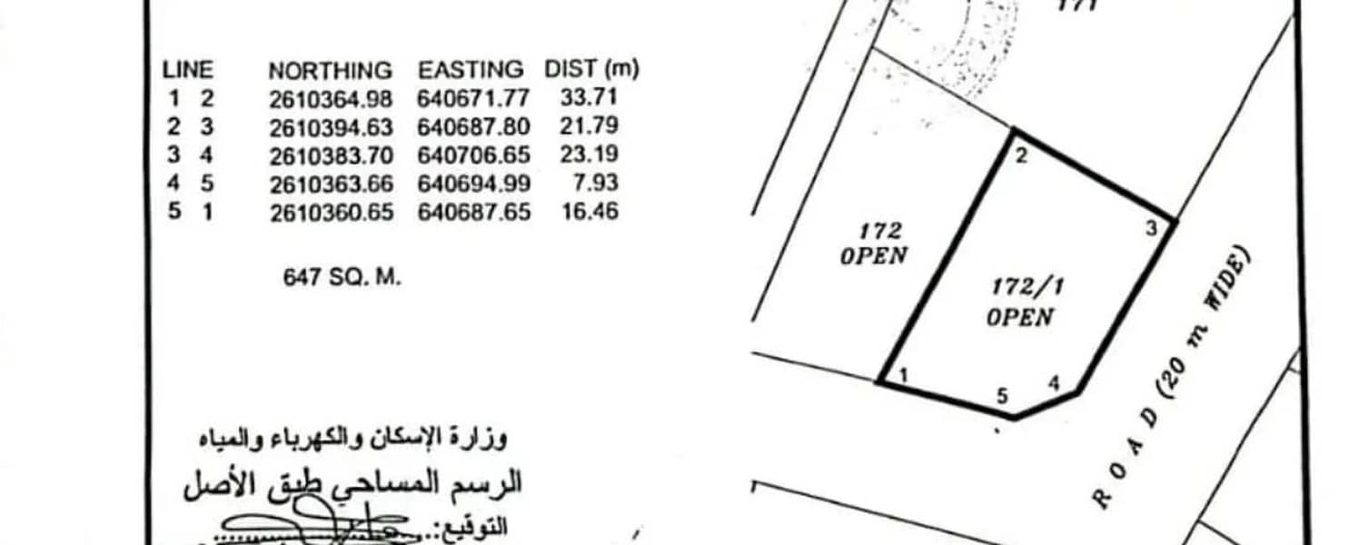Residential Land For Sale in Azaiba, Muscat Residential Land For Sale in Azaiba, Muscat