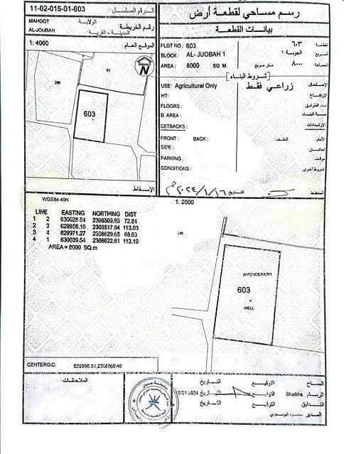 شاليه مكون من غرفة نوم واحدة للبيع في مهوت، الوسطى