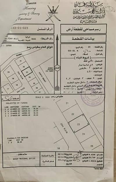 ارض سكنية  للبيع في شناص، الباطنة - أرض سكنية للبيع في شناص، الباطنة