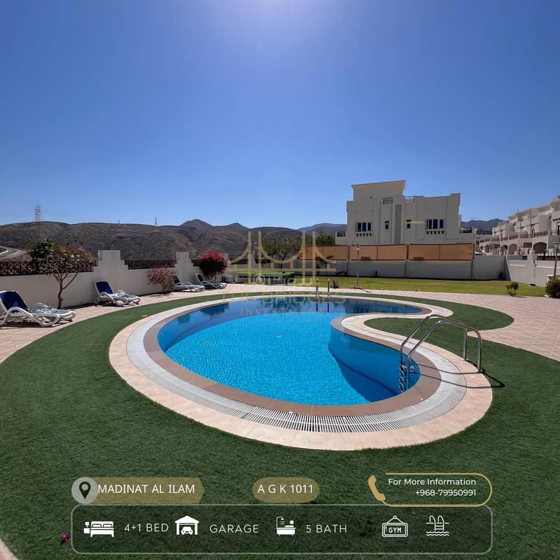 5 Bedrooms Villa For Rent Madinat As Sultan Qaboos Muscat