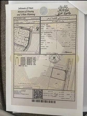 ارض سكنية  للبيع في العامرات، مسقط - أرض سكنية للبيع في الأمارت، مسقط