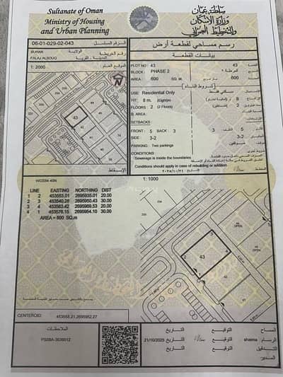 Residential Land for Sale in Sohar, Al Batinah - Residential Land For Sale in Sohar, Al Batinah