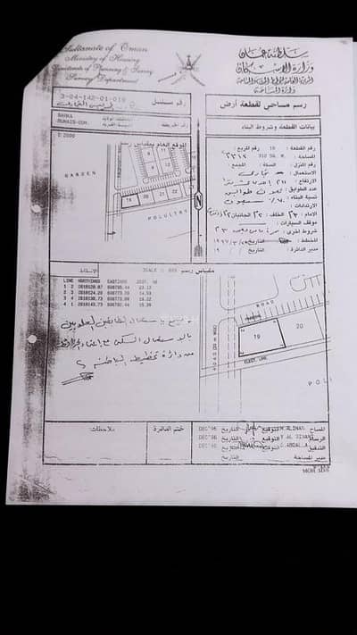Residential Land for Sale in Barka, Al Batinah - Residential Land For Sale in Barka, Al Batinah