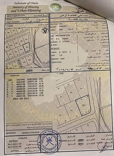 Residential Land for Sale in Sohar, Al Batinah - Residential Land For Sale in Sohar, Al Batinah