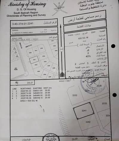 ارض سكنية  للبيع في السويق، الباطنة - أرض سكنية للبيع في السويق، الباطنة