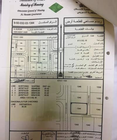 ارض سكنية  للبيع في البريمي، البريمي - أرض سكنية للبيع في البريمي