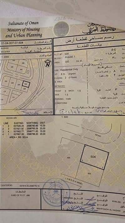 ارض سكنية  للبيع في بوشر، مسقط - أرض سكنية للبيع في البوشري، مسقط