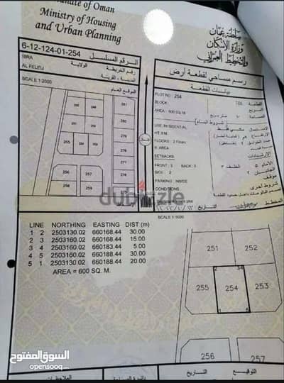 ارض سكنية  للبيع في إبراء، الشرقية - أرض سكنية للبيع في إبراء، الشرقية