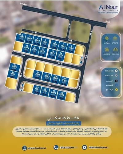 ارض سكنية  للبيع في بركاء، الباطنة - أرض سكنية للبيع في البركاء، الباطنة