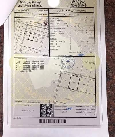 Residential Land for Sale in Nizwa, Al Dakhiliya - Residential Land For Sale in Nizwa, Al Dakhiliya