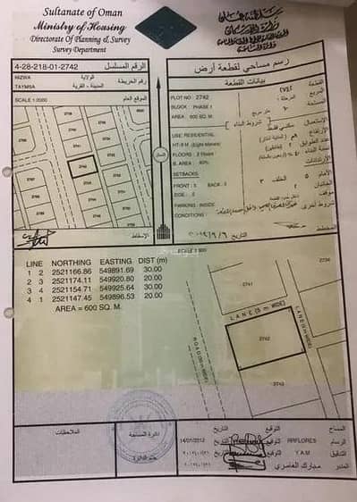 Residential Land for Sale in Nizwa, Al Dakhiliya - Residential Land For Sale in Nizwa, Al Dakhiliya
