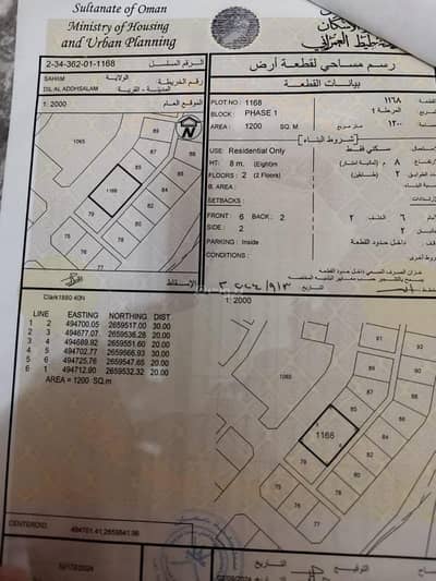 Residential Land for Sale in Saham, Al Batinah - Residential Land for Sale in Saham, Al Batinah