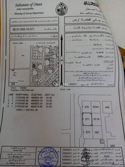 Residential Land for Sale in Sohar, Al Batinah - Residential Land For Sale in Sohar, Al Batinah