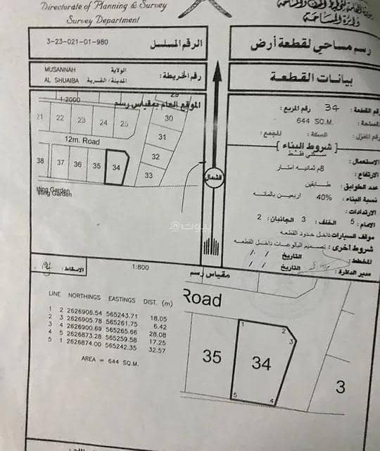 أرض سكنية للبيع في المسنى، الباطنة أرض سكنية للبيع في المسنى، الباطنة