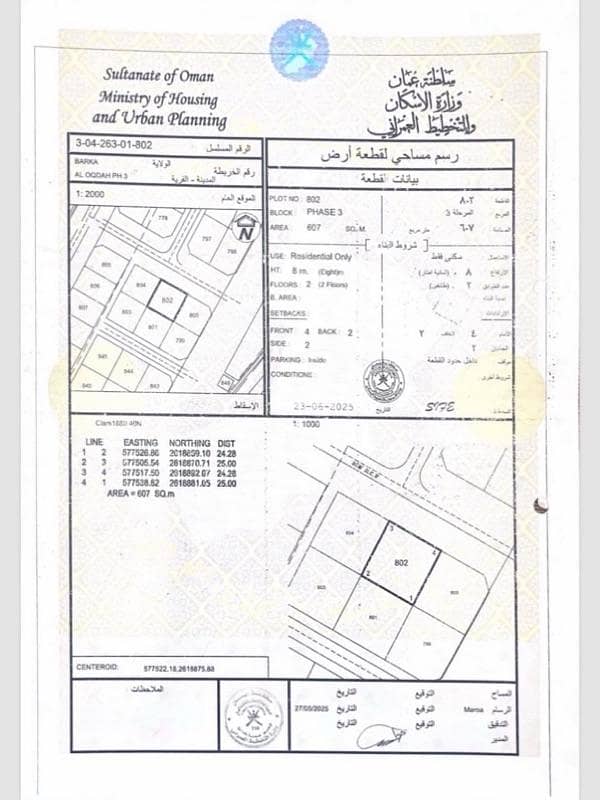 Residential Land For Sale in Barka, Al Batinah Residential Land For Sale in Barka, Al Batinah