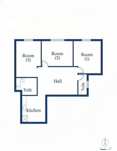شقة 3 غرف نوم للايجار في صحار، الباطنة - شقة من 3 غرف نوم للإيجار في صحار، الباطنة