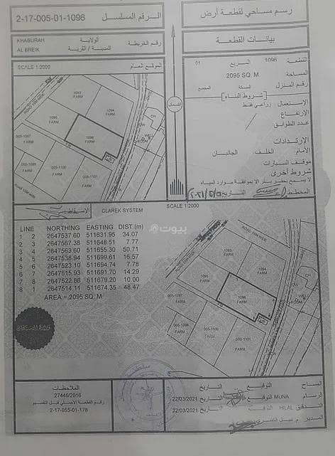أرض سكنية للبيع في الخابورة، البطينة أرض سكنية للبيع في الخابورة، البطينة